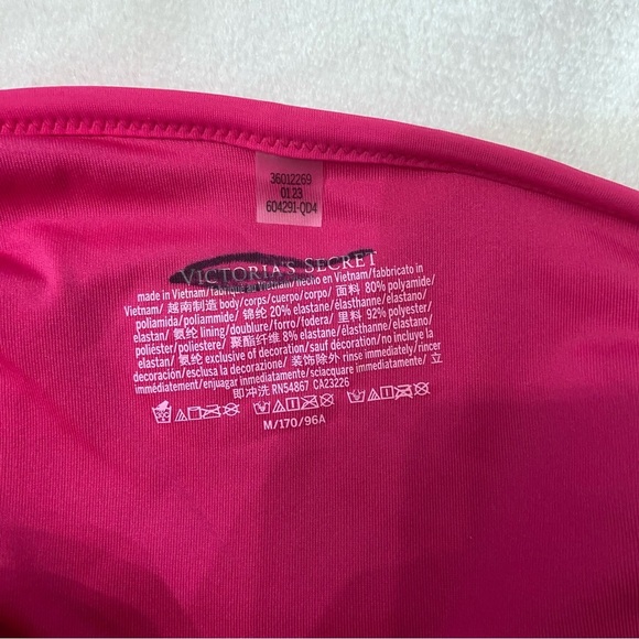 New! Victoria's Secret colorblock cutout flame One Piece Swimsuit 3867 - Picture 4 of 7